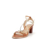 Escarpins Les Tropéziennes en cuir marron et doré